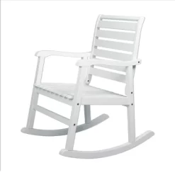 Carey Modern Slat-Back Acacia Wood Patio Outdoor Rocking Chair - JONATHAN Y -Outdoor Furniture Store GUEST fa07d037 c016 413c 9c07 12966cd7f3ea