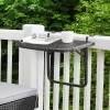 Parksville Rattan Foldable Balcony Table - Black - CorLiving -Outdoor Furniture Store GUEST faccb969 b9e8 403d 9379 882d36615dc7
