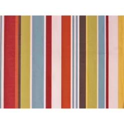 The Hamptons Collection 110” Green, Orange And Yellow Striped Brazilian Style Hammock With Stand