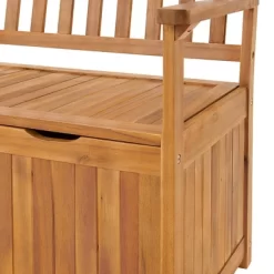 Londonderry 47" Acacia Wood Outdoor Storage Bench - Natural - Alaterre Furniture 14 Londonderry 47" Acacia Wood Outdoor Storage Bench - Natural - Alaterre Furniture -Outdoor Furniture Store GUEST fc541bb2 2645 4008 b82c f626c74ff967