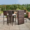 5pc Bar Height Outdoor Dining Set With Acacia Wood Tabletop - Teamson Home -Outdoor Furniture Store GUEST fc6b2f47 8d7f 407d 9498 ff3f209a8b01