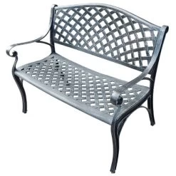 Modern Aluminum Patio Bench - Oakland Living -Outdoor Furniture Store GUEST fc9b88d2 e4a6 49f0 b6bb 4595a4cde14a