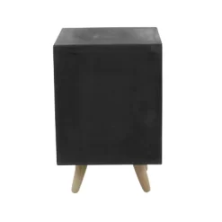 FIBER CLAY WOOD ACCENT TABLE 16W 21H - Olivia & May