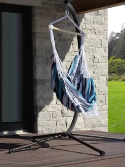 The Hamptons Collection 72” Blue And Red Brazilian Style Hammock Chair With A Hanging Bar -Outdoor Furniture Store GUEST fe7dc3f3 546a 4072 8a77 53ad731ec038