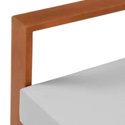 Grafton Eucalyptus 3 Seat Outdoor Bench With Cushions - Gray/Natural - Alaterre Furniture -Outdoor Furniture Store GUEST ff13b2a7 dae6 4e8e 947b 8758f31d2430 1