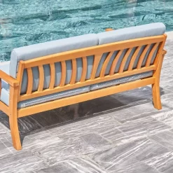 Kapalua Honey Nautical Eucalyptus Wooden Outdoor Sofa Bench With Cushion - Vifah 9 Kapalua Honey Nautical Eucalyptus Wooden Outdoor Sofa Bench With Cushion - Vifah -Outdoor Furniture Store GUEST ff8aece0 122a 4a38 9028 b52edbbb66b9