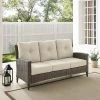 Rockport Outdoor Wicker High Back Sofa - Oatmeal/Light Brown - Crosley -Outdoor Furniture Store GUEST ffe93626 1797 4a98 a748 6b829e363636